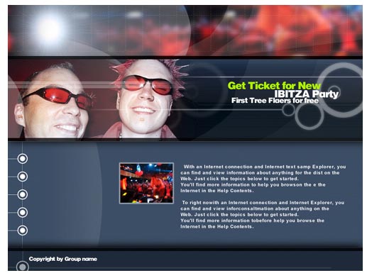 Web template image for Club Music