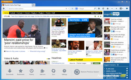 Large screenshot for Firefox 21