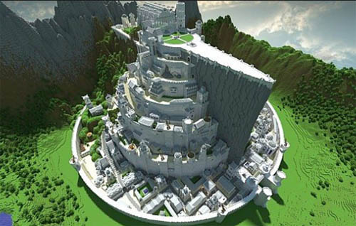 Large screenshot for Lord of the Rings - Minas Tirith - Minecraft World
