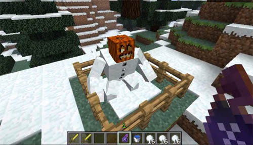 Large screenshot for Minecraft Mutant Snow Golems Mod