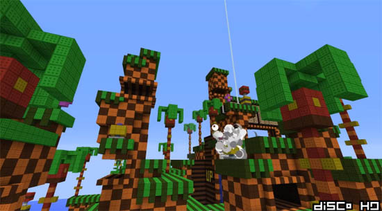 Large screenshot for Sonic the Hedgehog World for Minecraft
