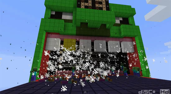 Large screenshot for Zombie Siege Map - Minecraft Survival Map and Mini Game